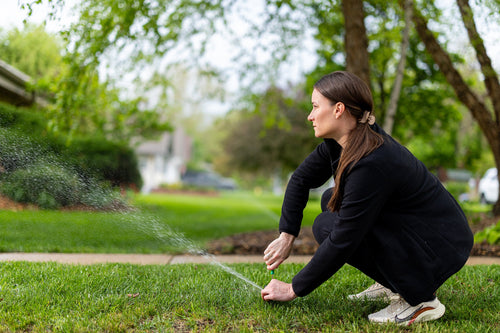 How to Install a Pop-Up Sprinkler Head on an Existing Lateral