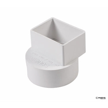 NDS PVC S&D Offset Downspout Adapter