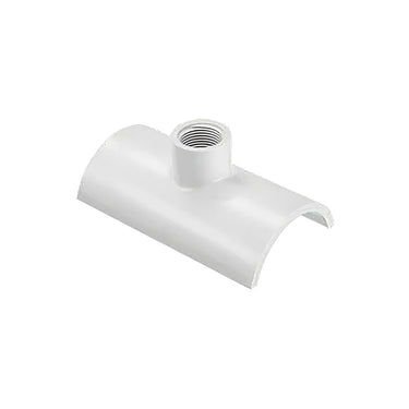Sch 40 PVC Snap-On Saddle Tee