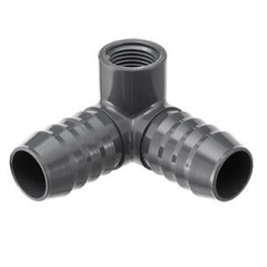 Poly Insert 90 Degree Side Outlet Combination Elbow