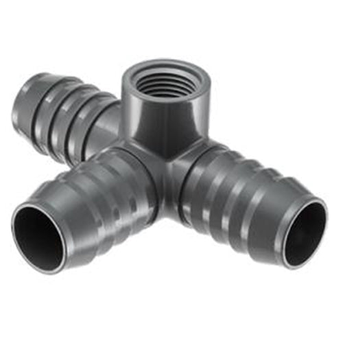 Poly Insert Side Outlet Combination Reducing Tee