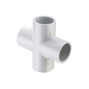 Sch 40 PVC Cross