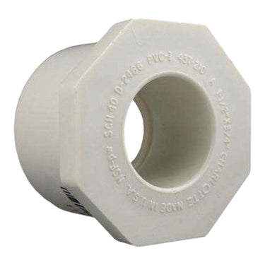 Sch 40 PVC Reducer Bushing Flush Style