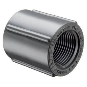 Sch 40 PVC Coupling Gray